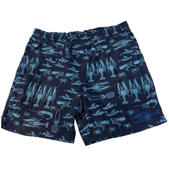 Tommy Bahama Men L Longboard Shorts Swim Trunks Beach Sea Life Pocket Mesh Lined - Picture 1 of 11